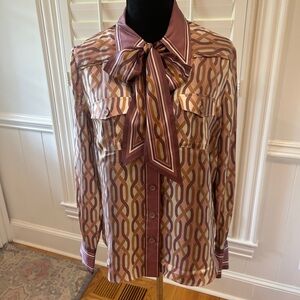 Zimmerman Silk Blouse with Neck scarf